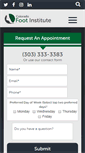 Mobile Screenshot of coloradofootinstitute.com